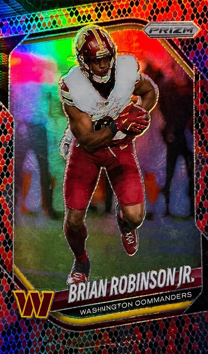 Brian Robinson Jr. 2025 Prizm Football card