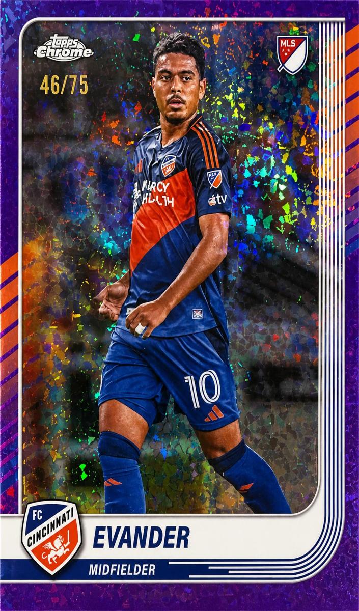 2025 Evander [Purple Refractor] #119