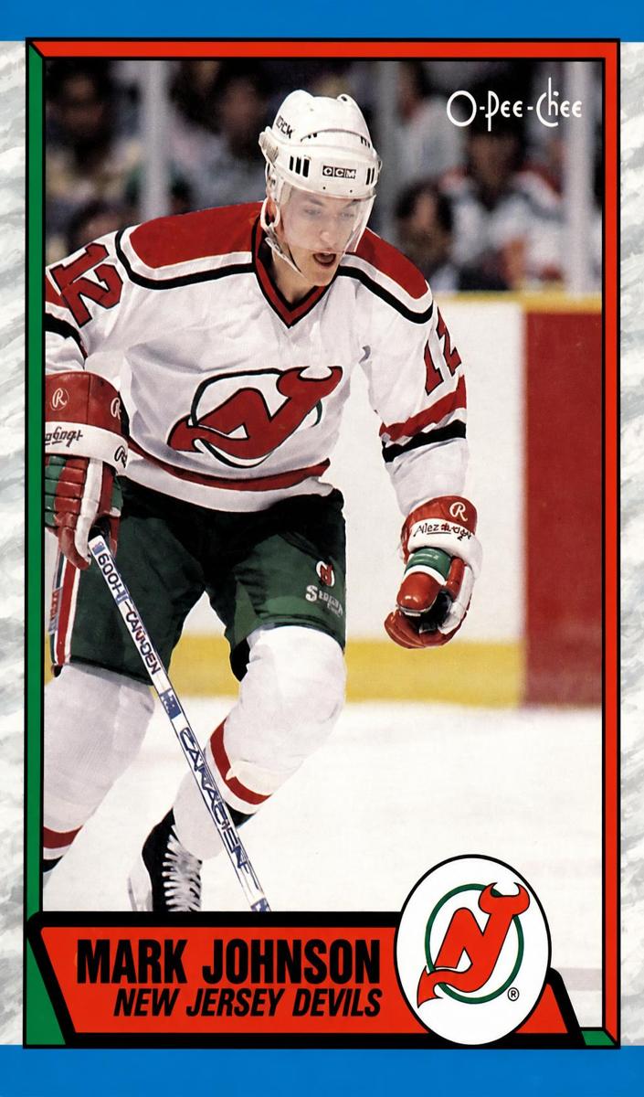 1989 O-Pee-Chee Mark Johnson #244 card