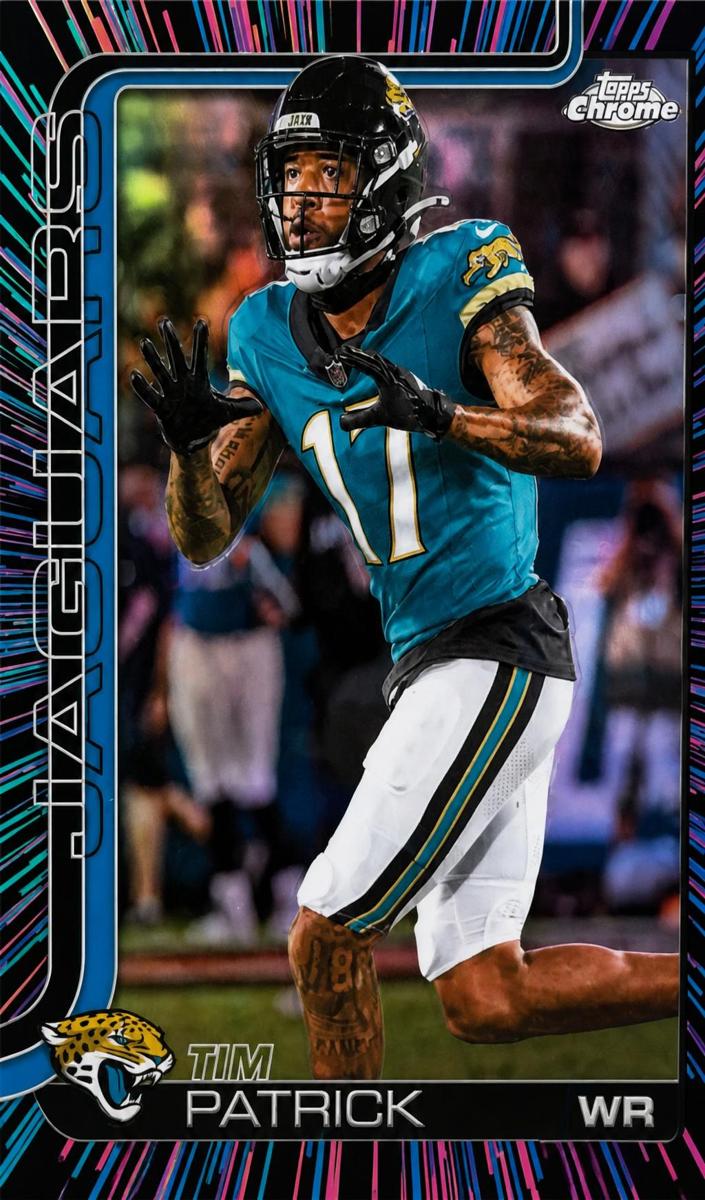 Tim Patrick 2025 Topps Chrome Football card