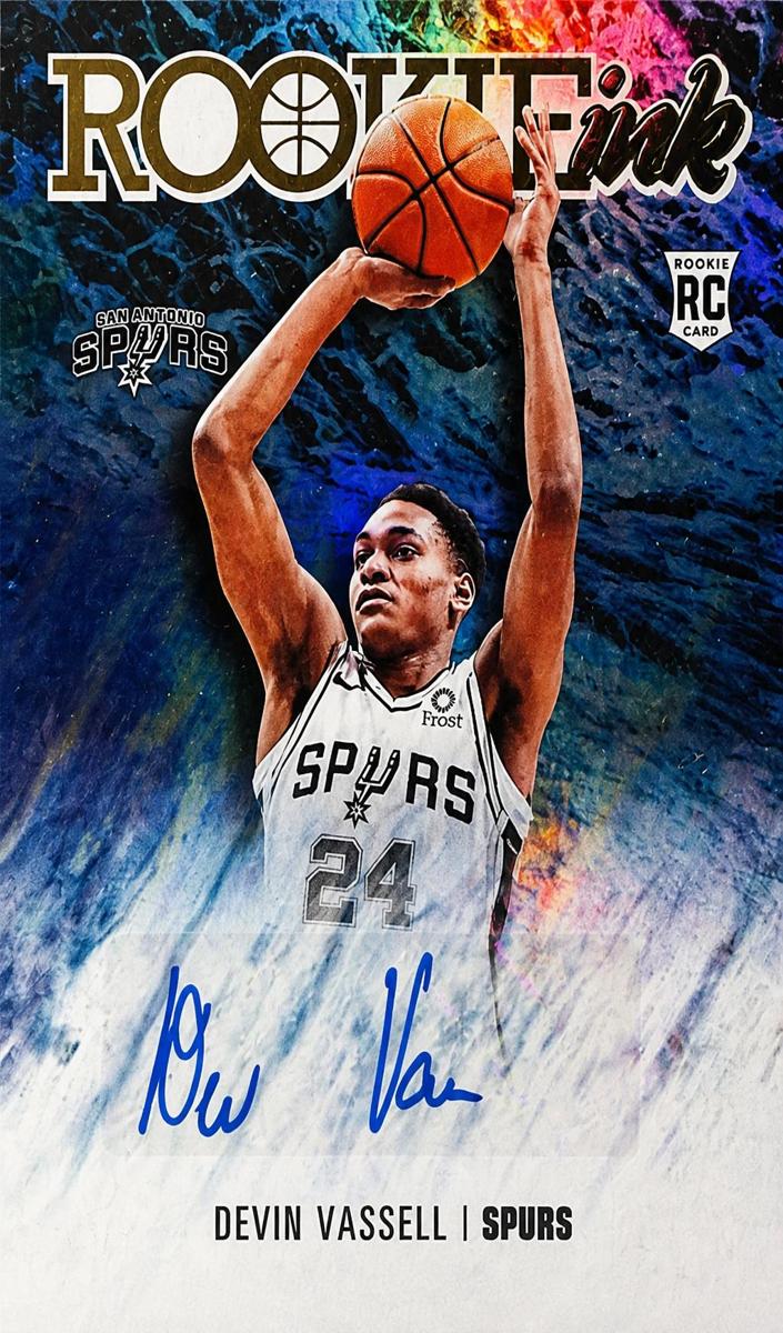 2020 Panini Hoops Devin Vassell #RI-DVS card