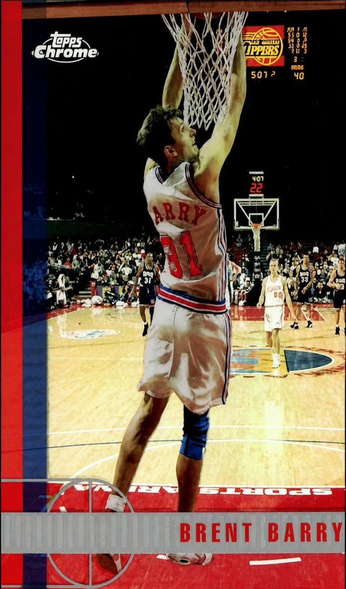1997 Topps Chrome Brent Barry #52 card