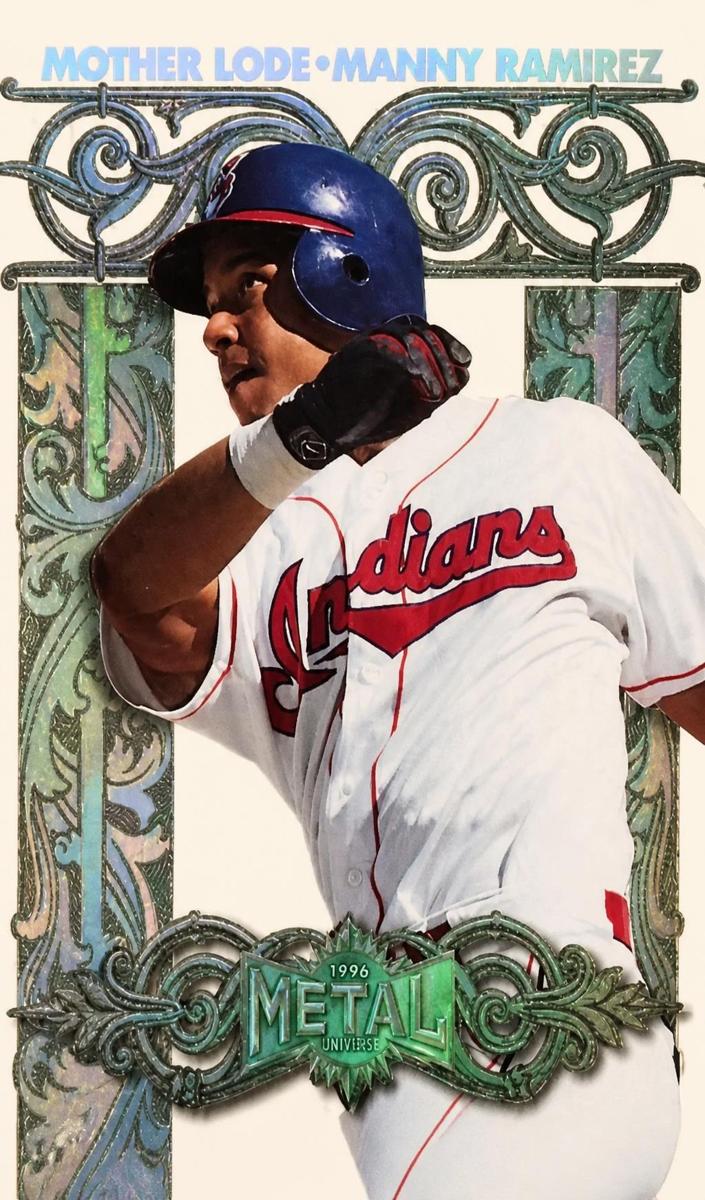 1996 Metal Universe Manny Ramirez #7 card