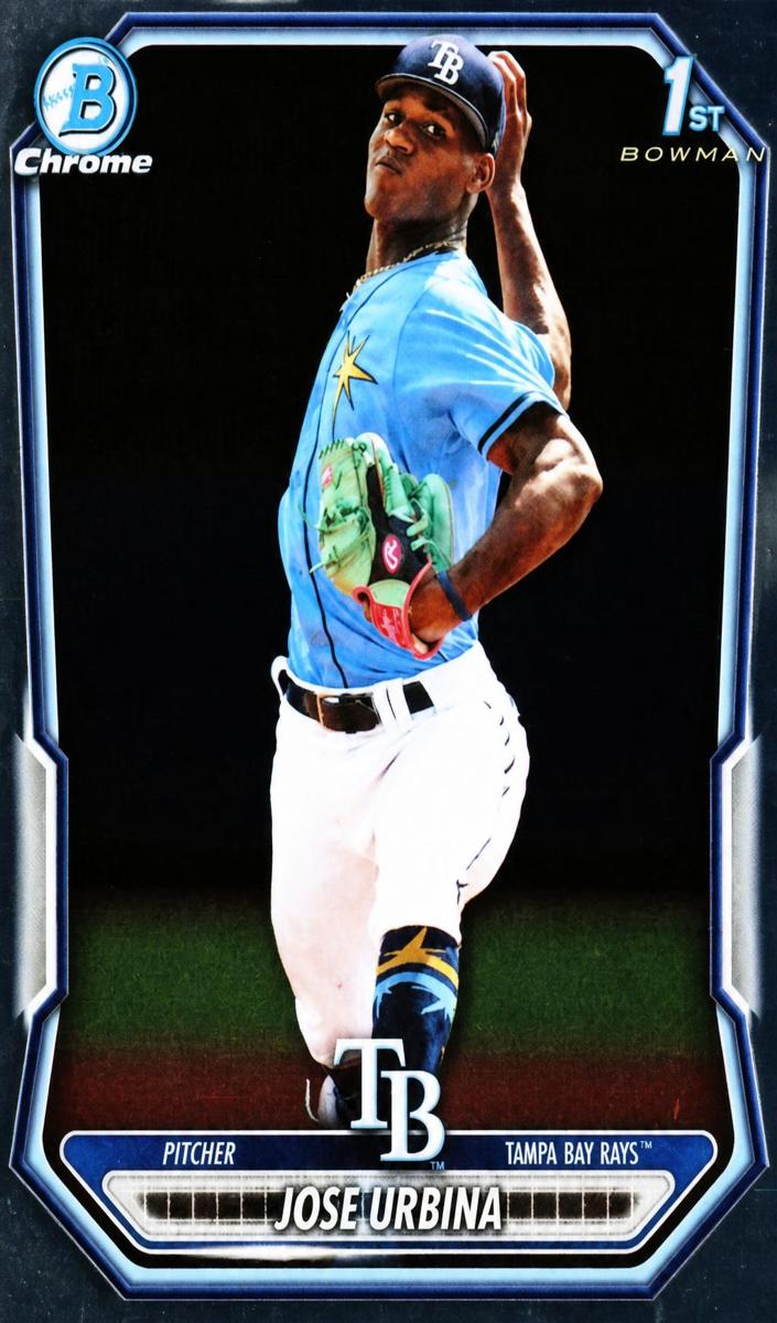 Jose Urbina 2026 Bowman Baseball card