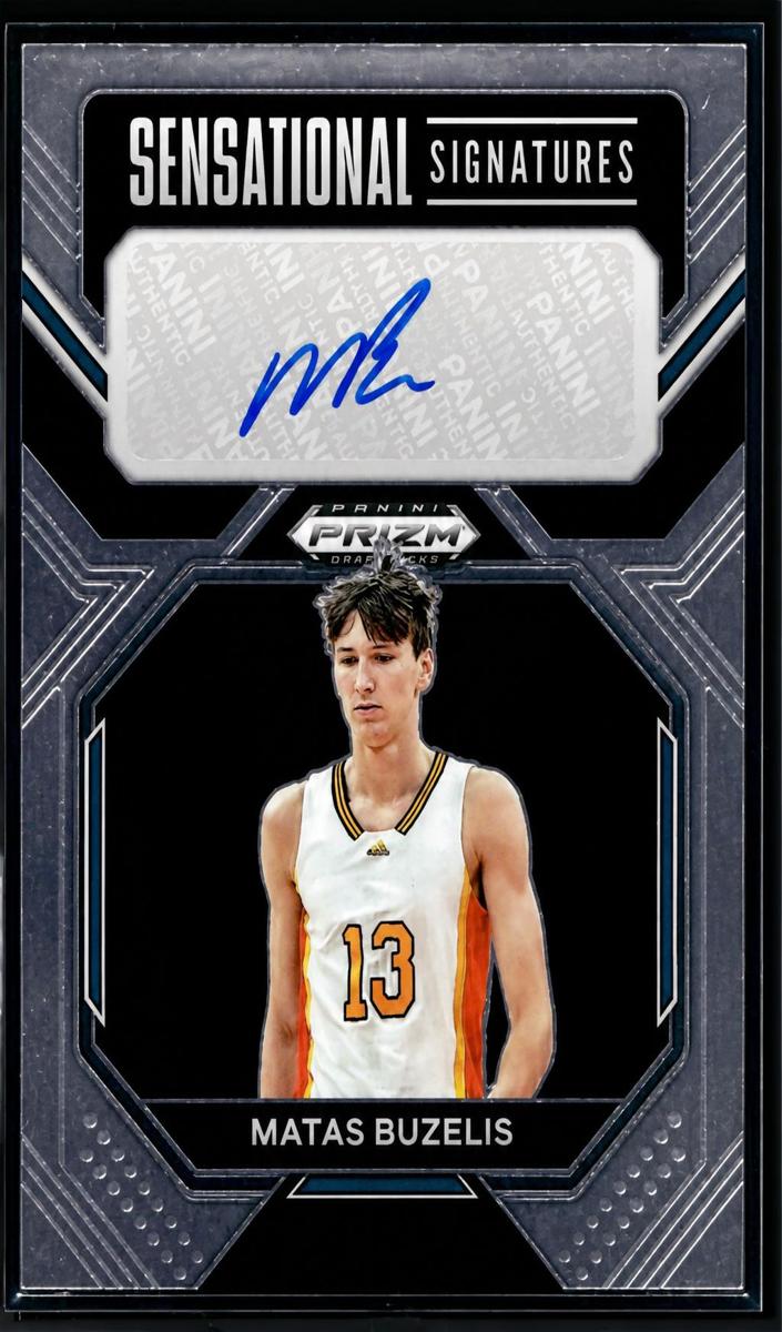 2023 Panini Prizm Draft Picks Matas Buzelis #SS-MBZ card