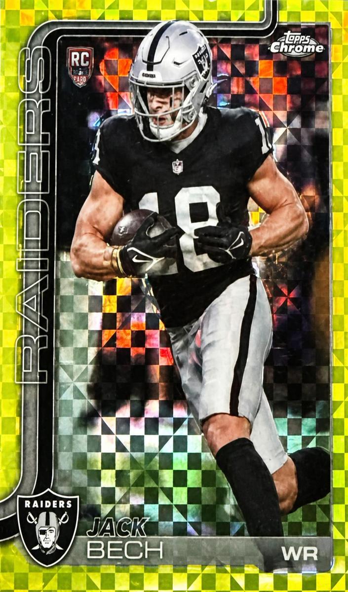 2025 Topps Chrome Jack Bech [Leather Gold] #388 card