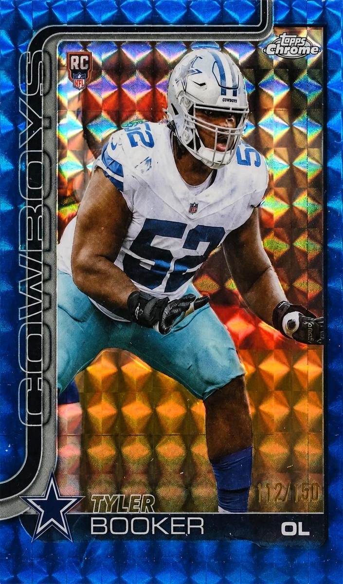 2025 Topps Chrome Tyler Booker [Lightboard Logo Variation] #381 card