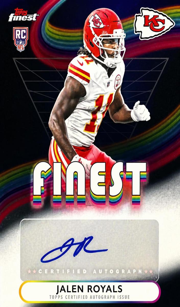 Jalen Royals 2025 Finest Football card