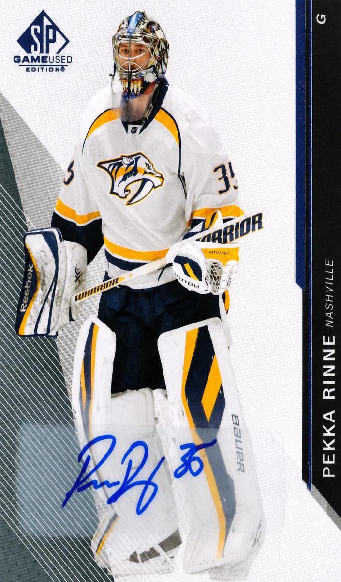 2014 SP Game Used Pekka Rinne #37 card