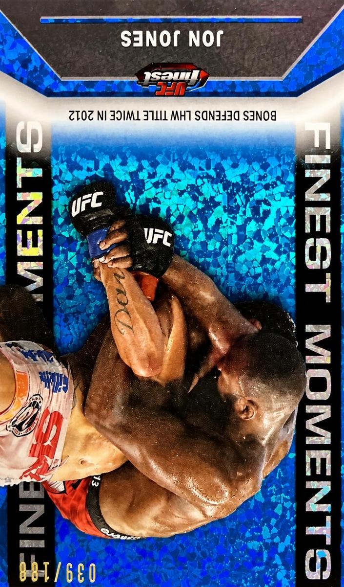 2013 Jon Jones [Blue Refractor] #FM-19