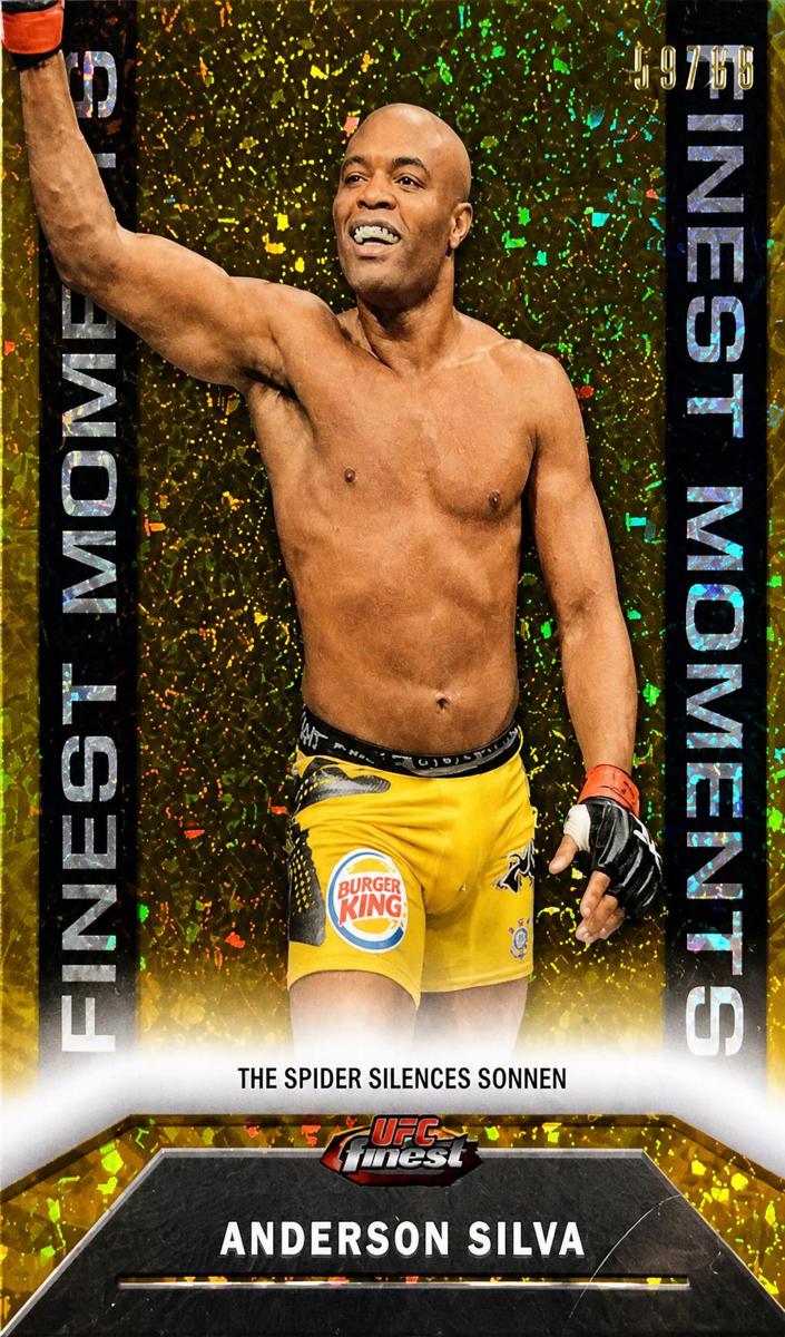 2013 Anderson Silva [Gold Refractor] #FM-12