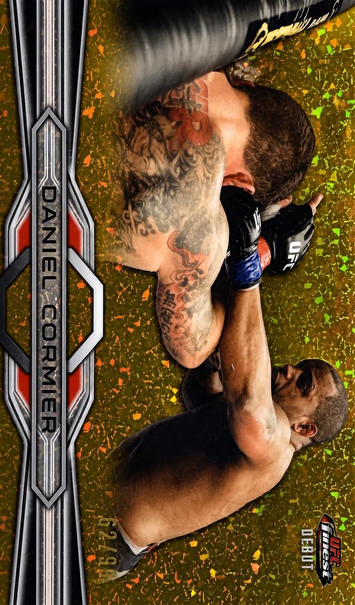 2013 Topps Finest Daniel Cormier [Gold Refractor] #78 card