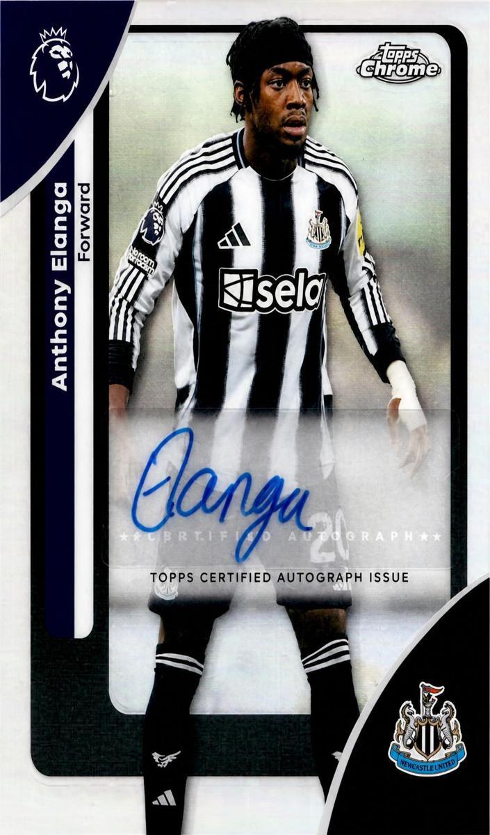 2026 Topps Chrome Premier League Anthony Elanga #CA-AE card
