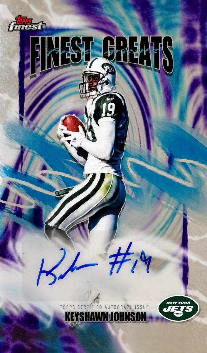 Keyshawn Johnson 2025 Topps Finest Greats Autographs Football