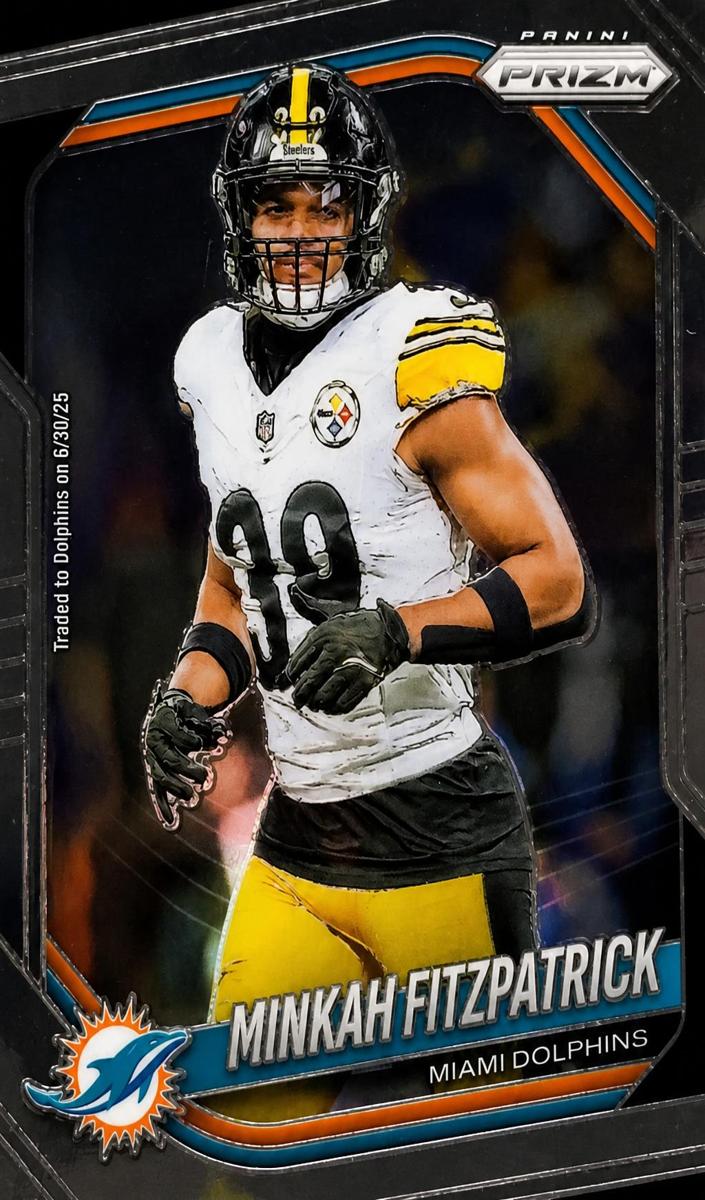 Minkah Fitzpatrick 2025 Prizm Football card