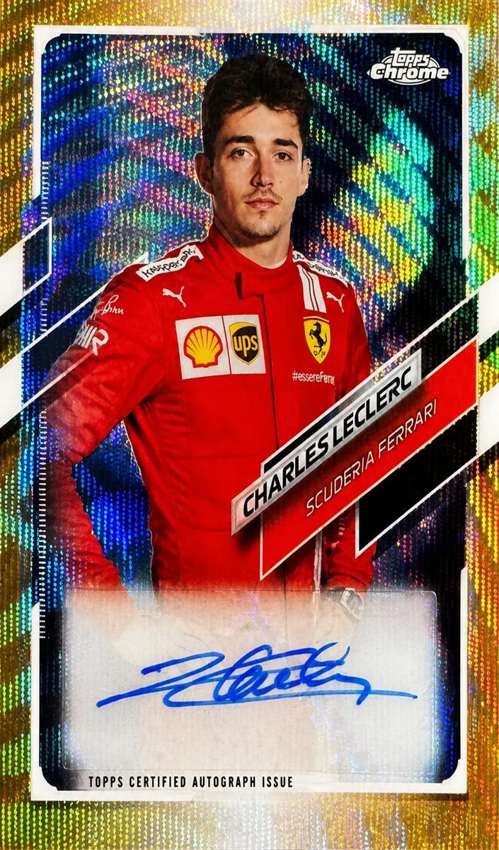 2021 Charles Leclerc [Gold Wave Refractor] #CA-CL
