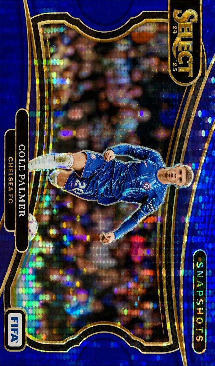 2024 Panini Select FIFA Cole Palmer [Blue Pulsar] #8 card