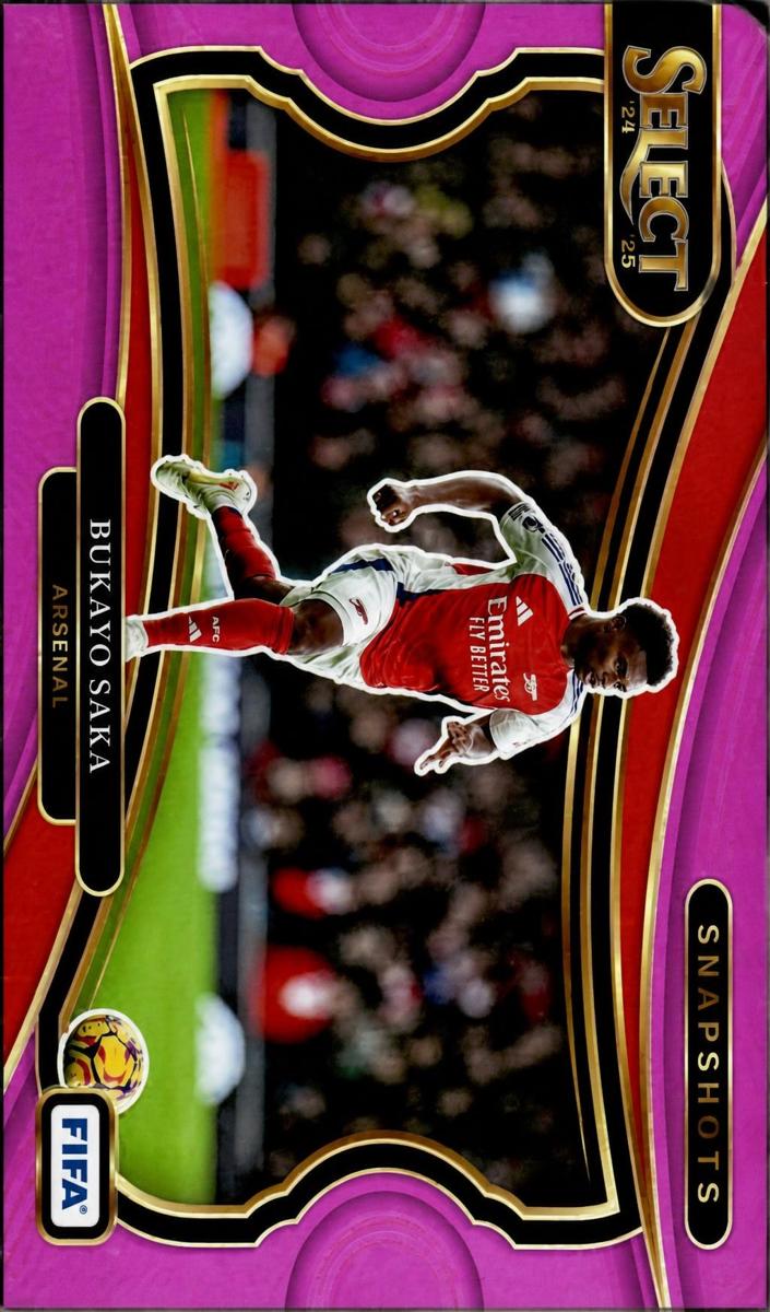 2024 Panini Select FIFA Bukayo Saka [Pink] #12 card