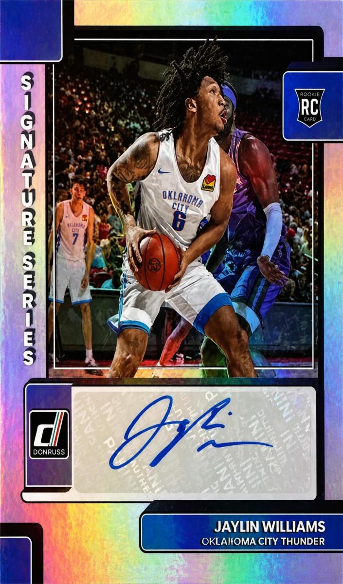 2022 Panini Donruss Jaylin Williams #SS-JAY card