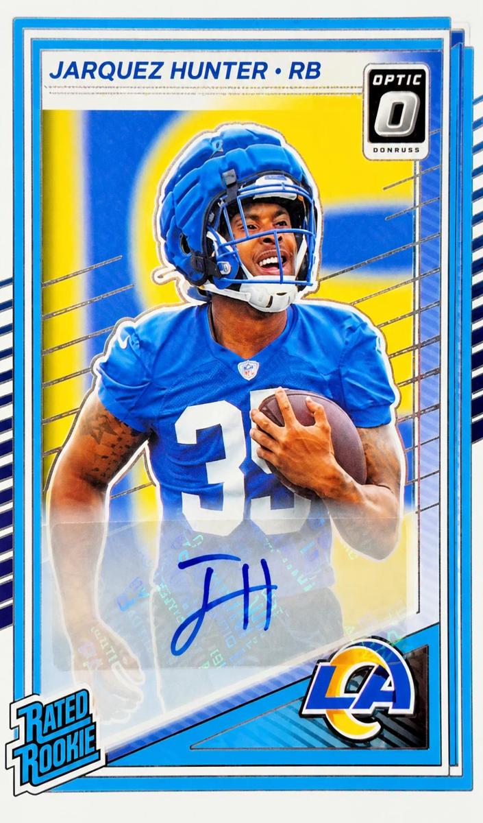 Jarquez Hunter 2025 Donruss Optic Football card