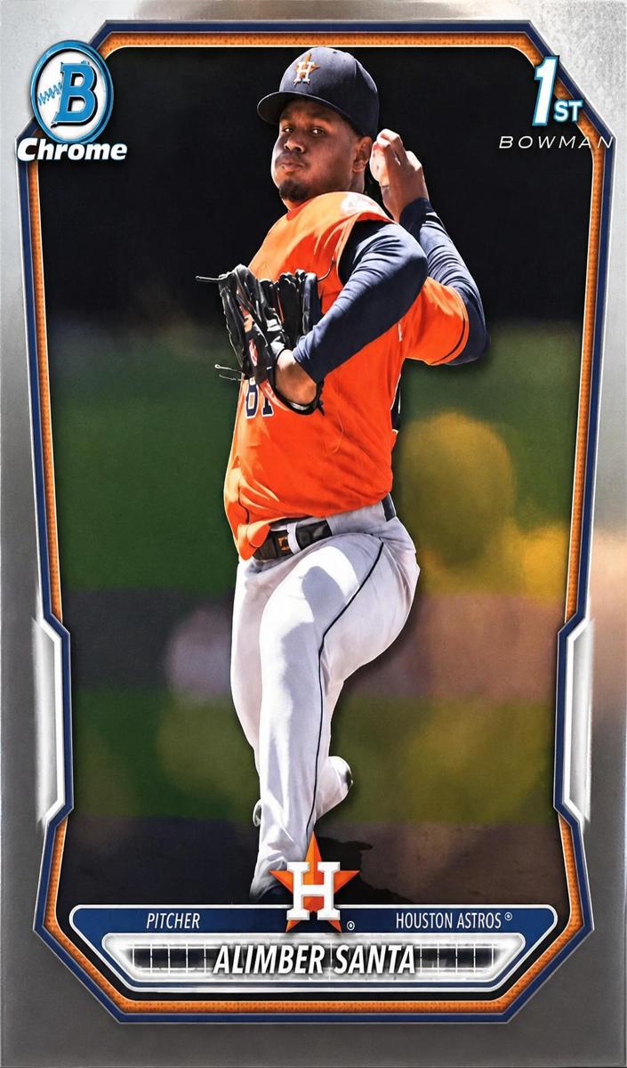 Alimber Santa 2026 Bowman Baseball card