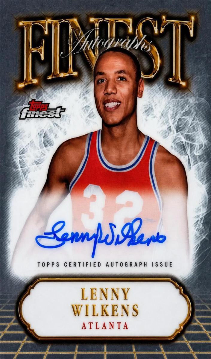 2024 Topps Finest Lenny Wilkens #FA-LW card