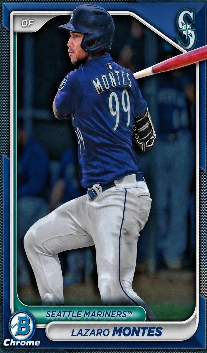 Lazaro Montes 2024 Bowman Chrome Prospects card