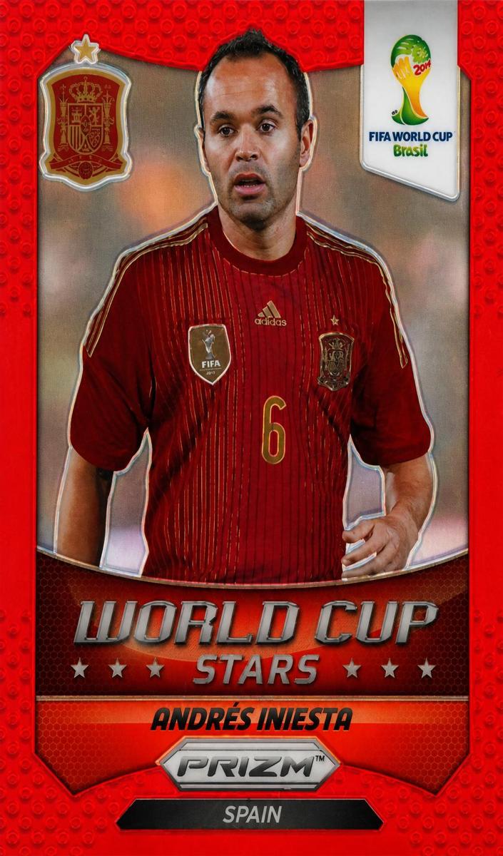 2014 Andres Iniesta [Red] #30