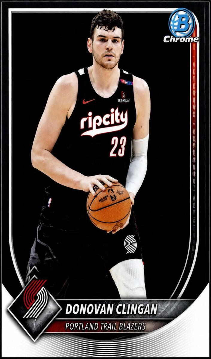Donovan Clingan 2025 Bowman Basketball card