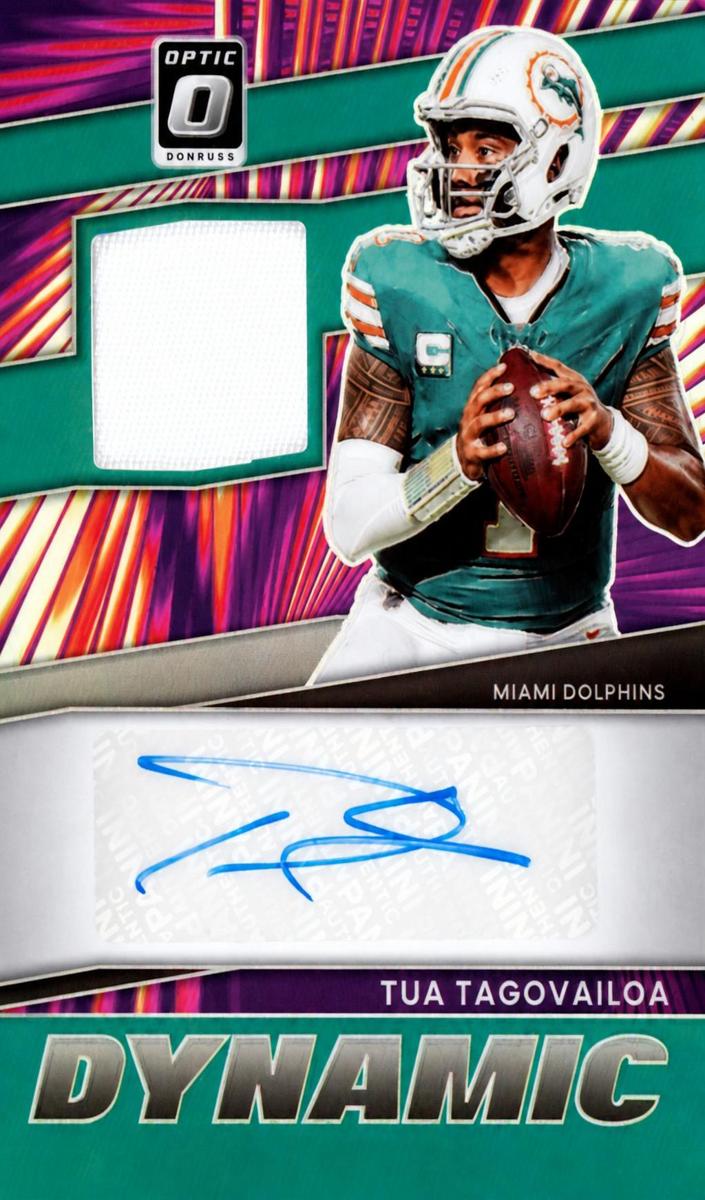 Tua Tagovailoa 2025 Donruss Optic Football card