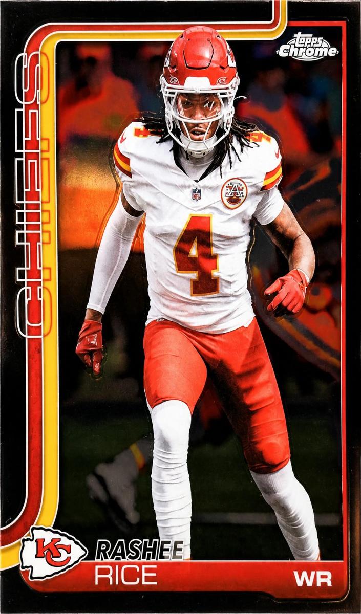 Rashee Rice 2025 Topps Chrome Football card