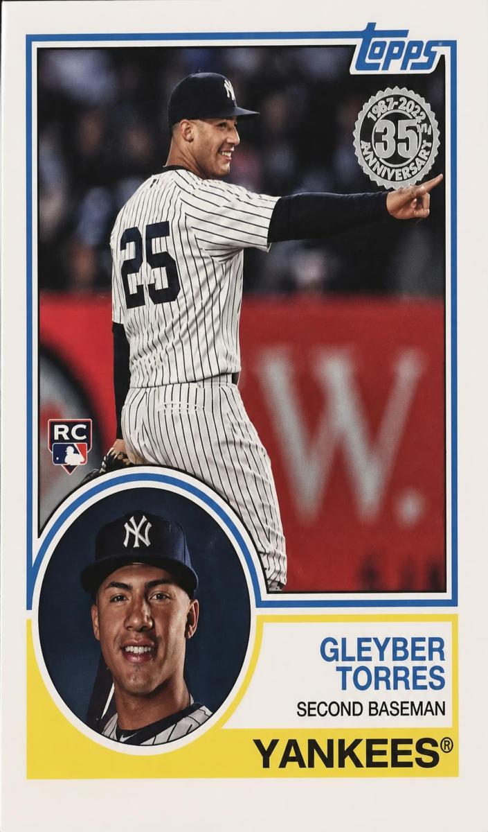 2018 Topps Update Gleyber Torres [Gold] #83-16 card