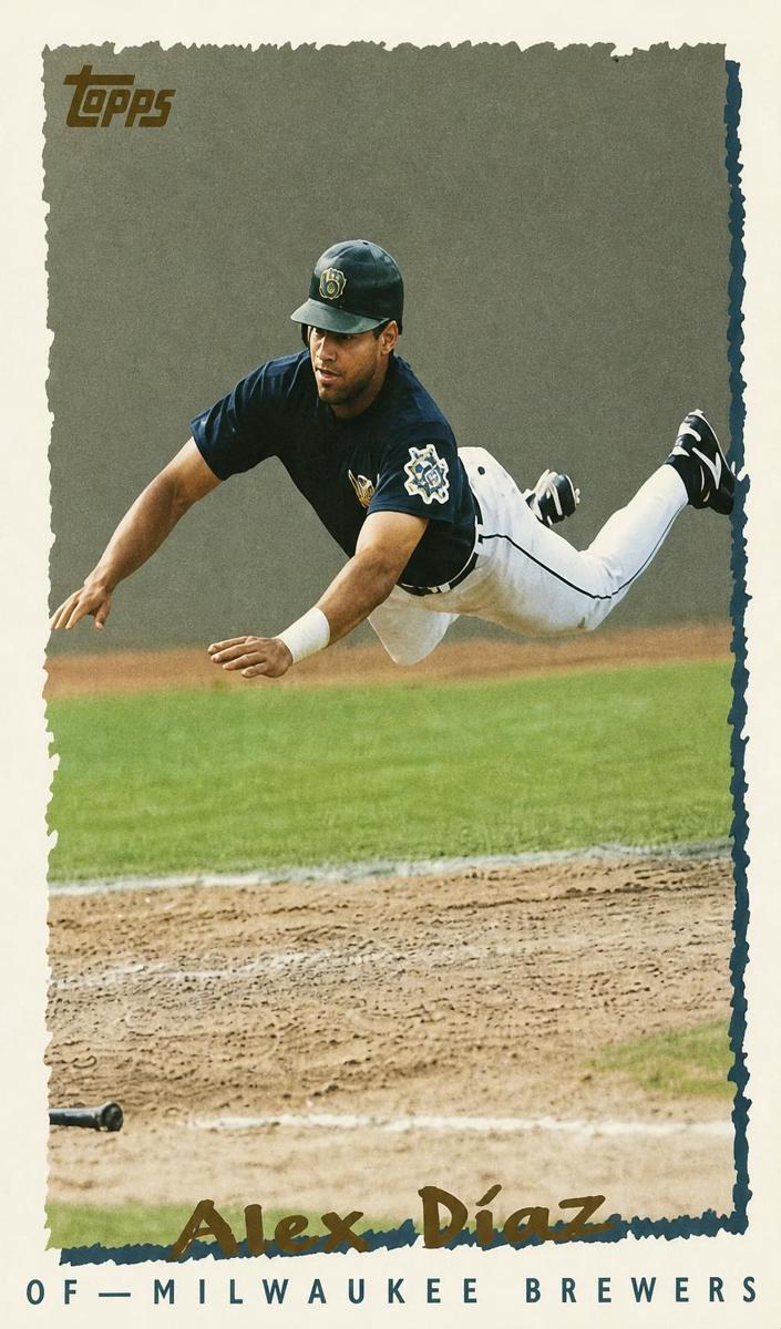 1995 Topps Alex Diaz #216 card