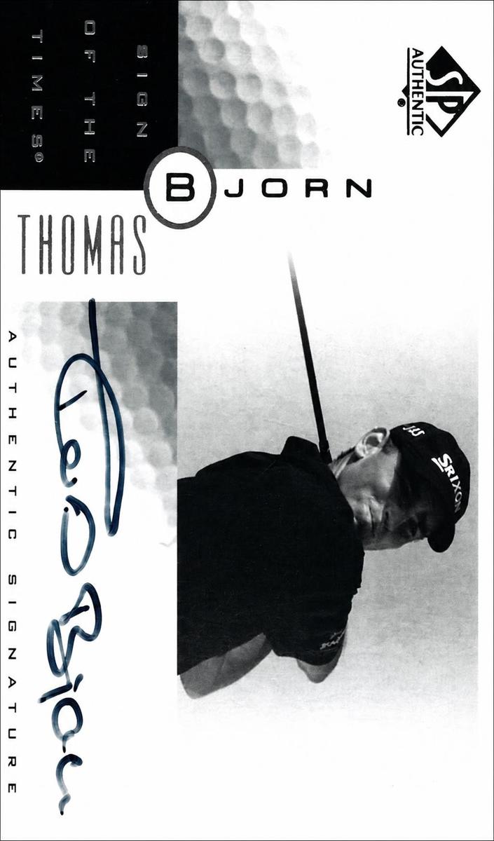 2001 Thomas Bjorn #TB