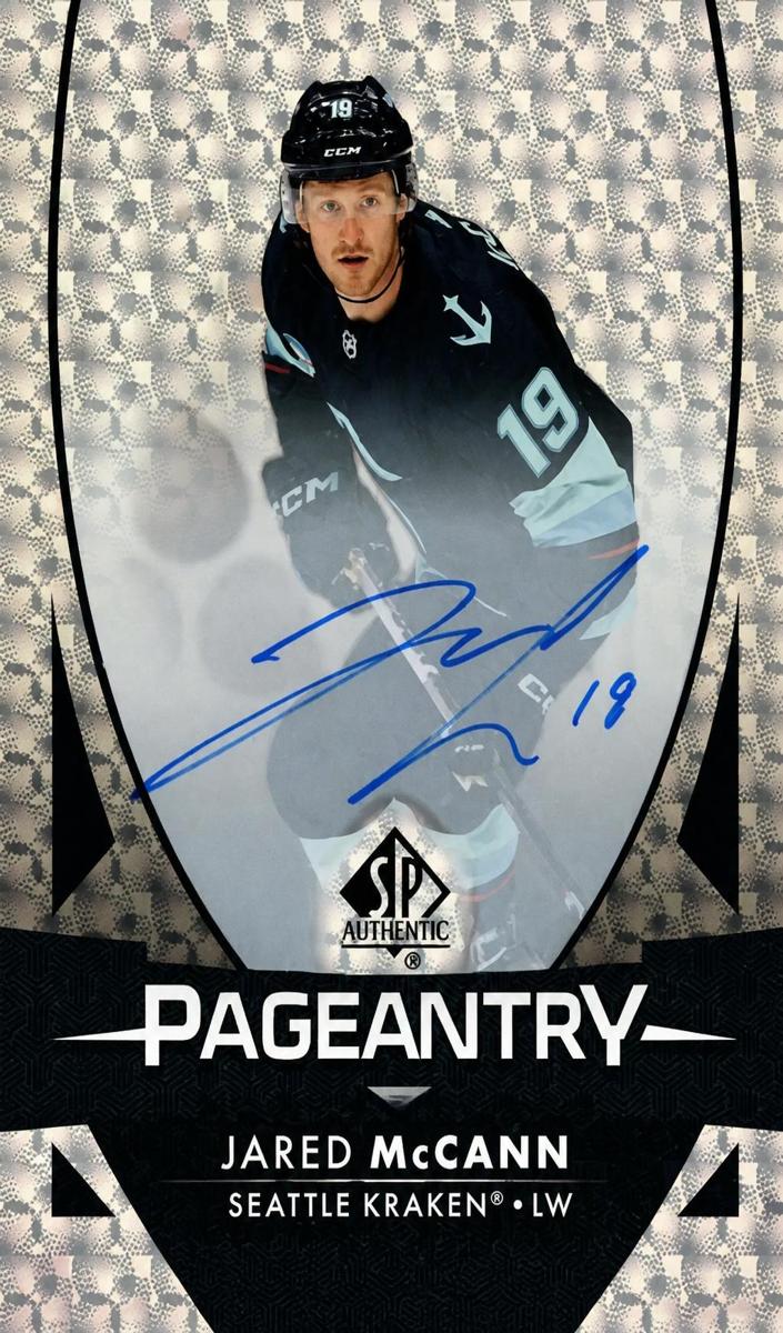 2023 SP Authentic Jared McCann [Red] #P-17 card