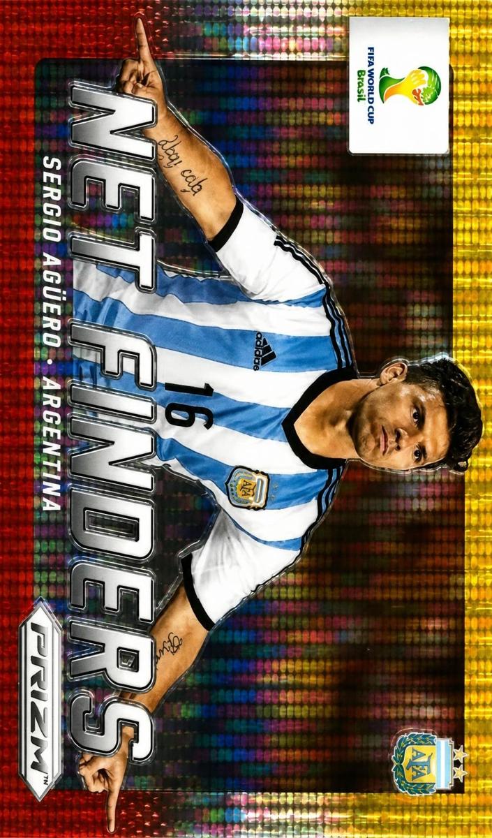 2014 Sergio Aguero [Yellow & Red Pulsar] #3
