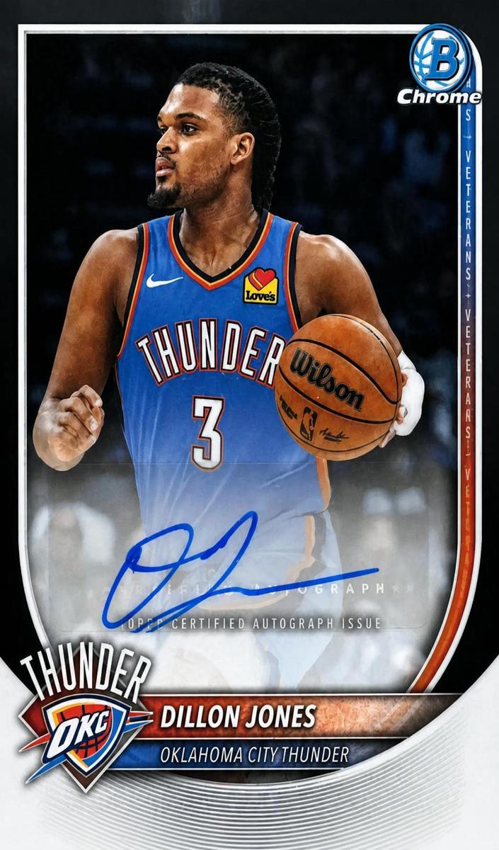 Dillon Jones 2025 Bowman Basketball card
