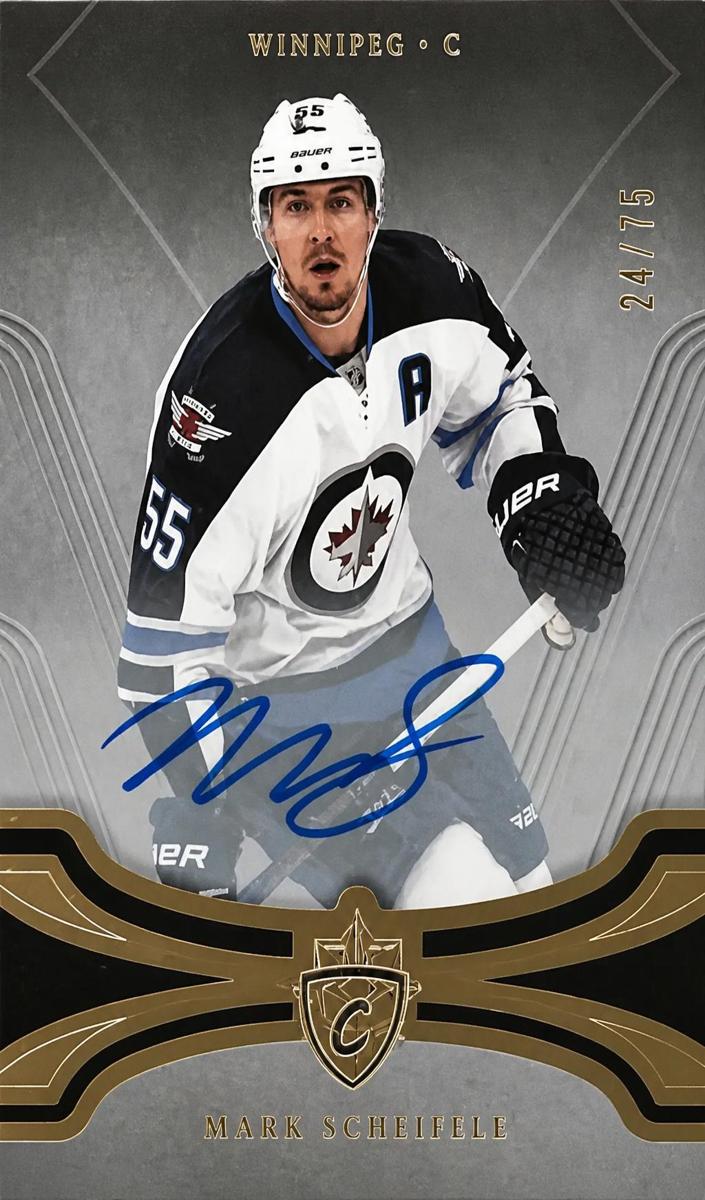 2016 Upper Deck Ultimate Collection Mark Scheifele [Gold] #4 card