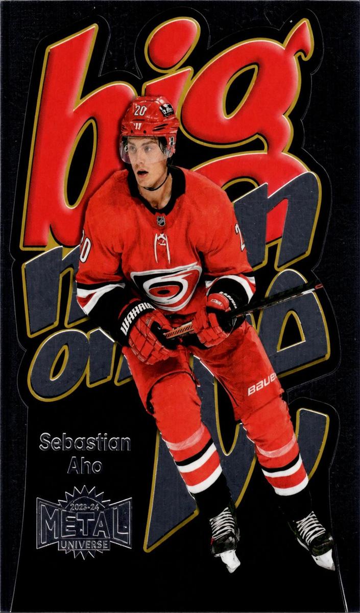 2021 Skybox Metal Universe Sebastian Aho [Gold] #BM-13 card