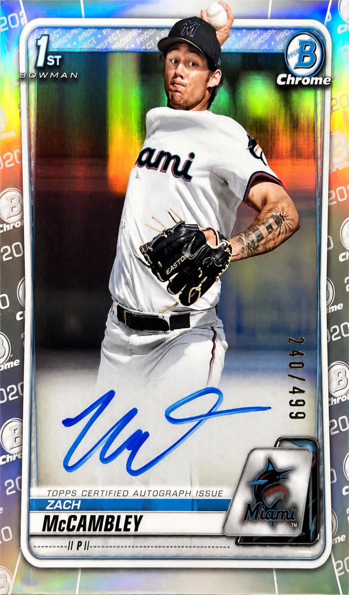 2020 Zach McCambley [Refractor] #CDA-ZM