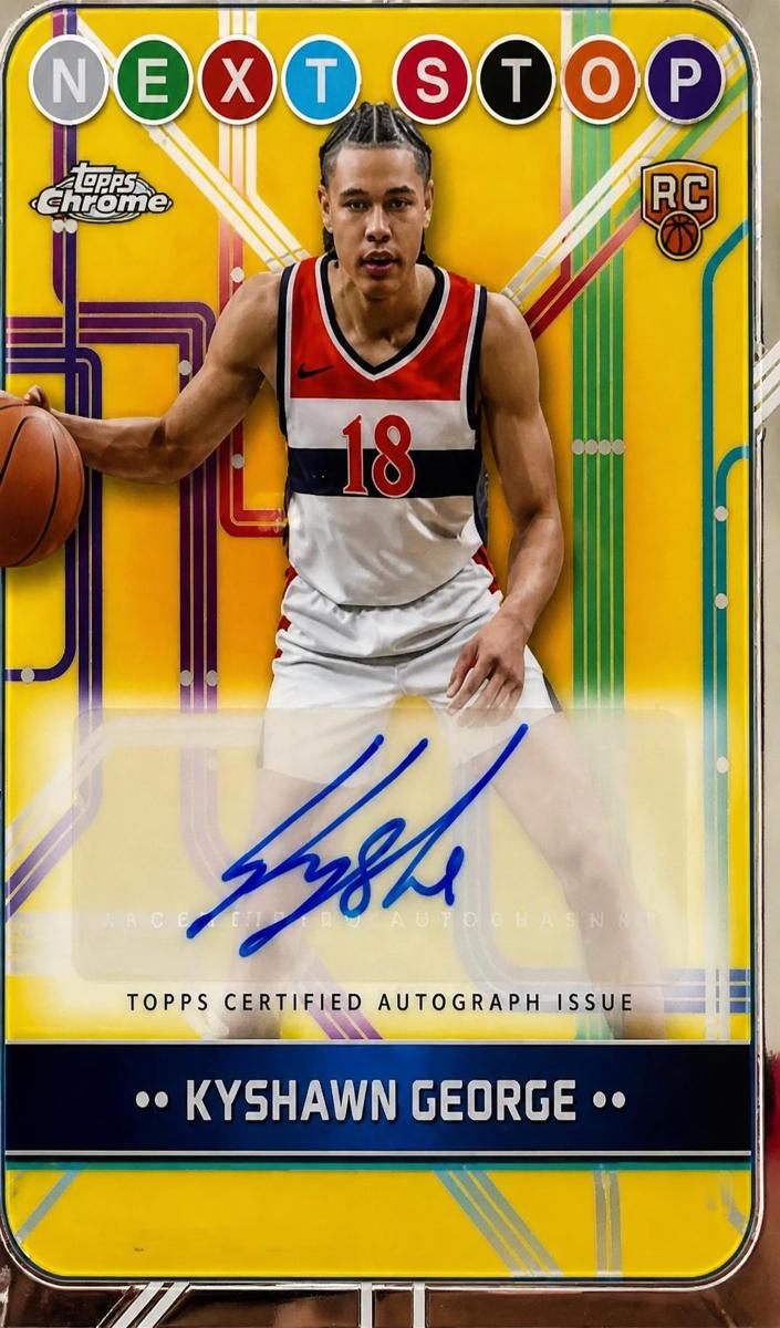 2024 Topps Chrome Kyshawn George #NSS-KG card