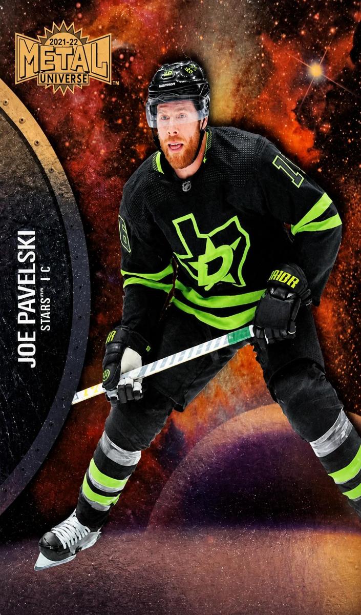 2021 Skybox Metal Universe Joe Pavelski [Blue Spectrum] #116 card