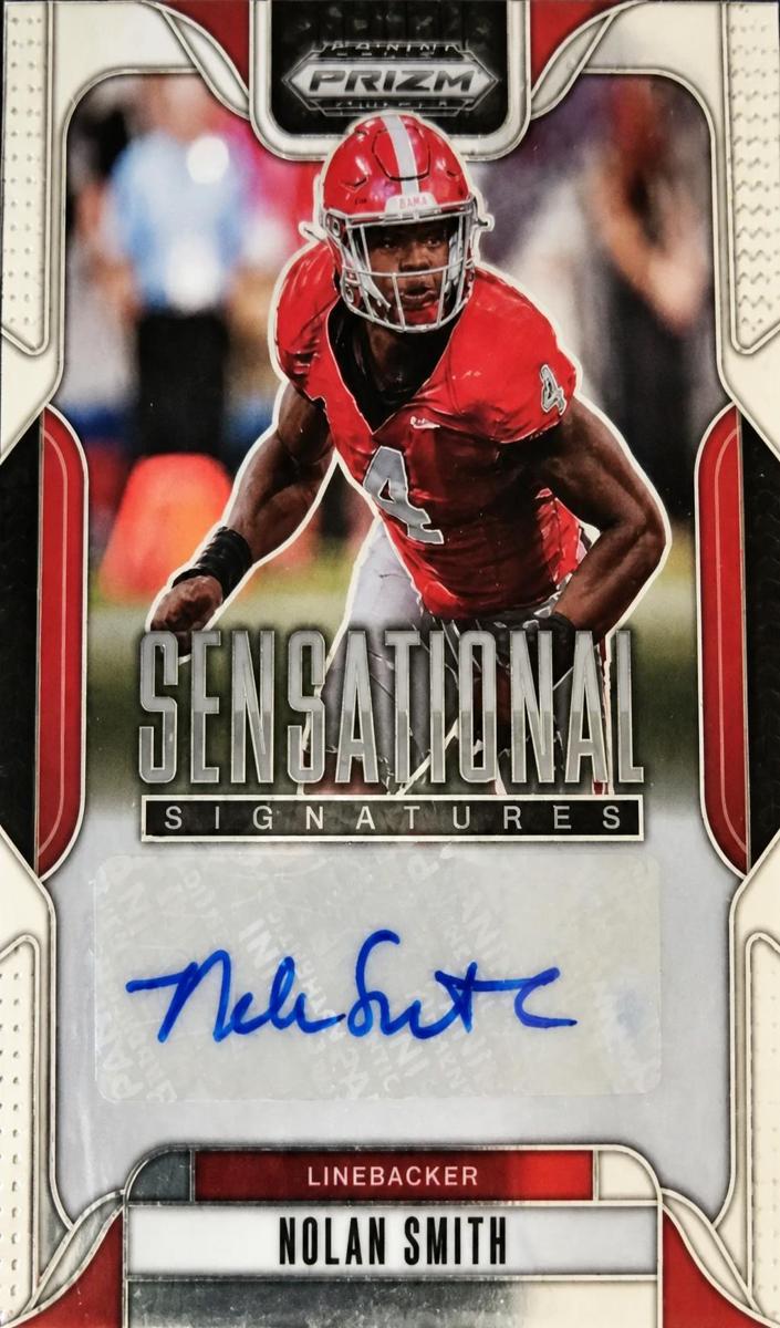 2025 Panini Prizm Draft Picks Nolan Smith #SS-NSH card