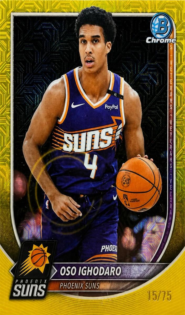 Oso Ighodaro 2025 Bowman Basketball card
