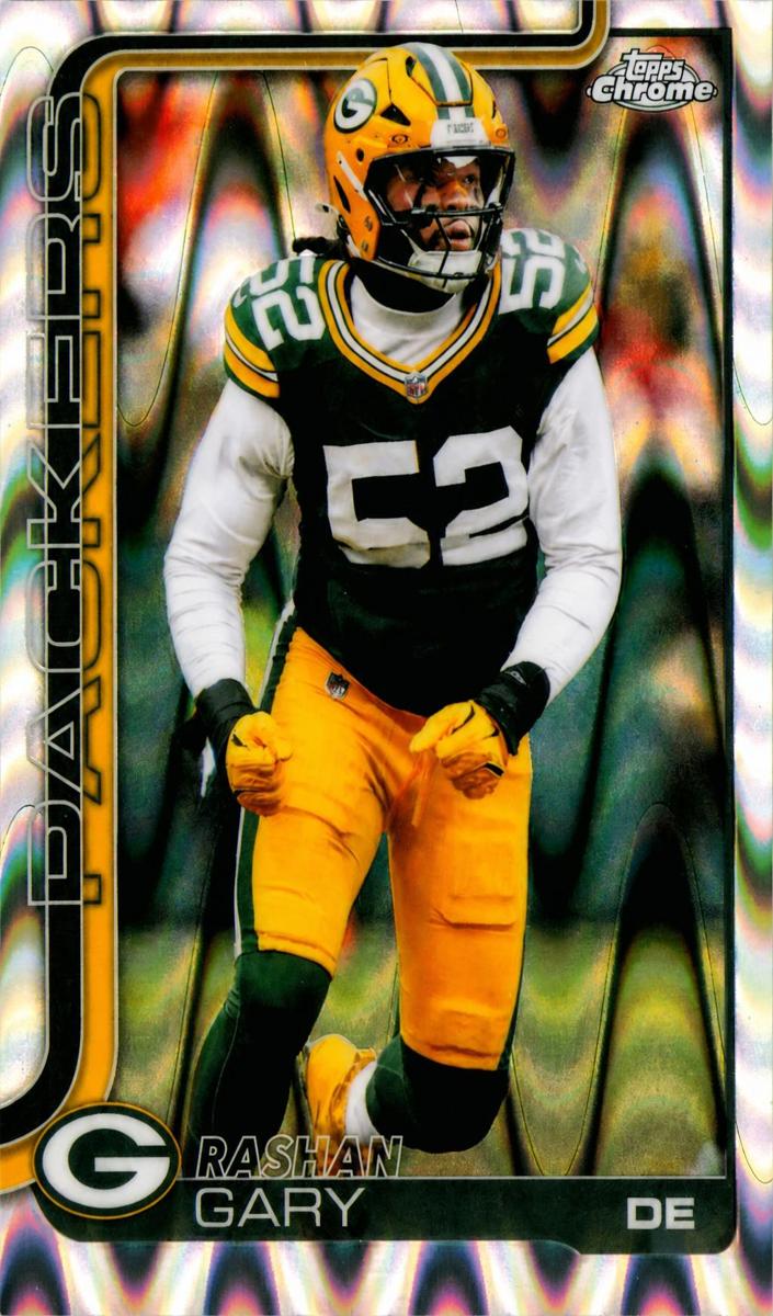Rashan Gary 2025 Topps Chrome Football card
