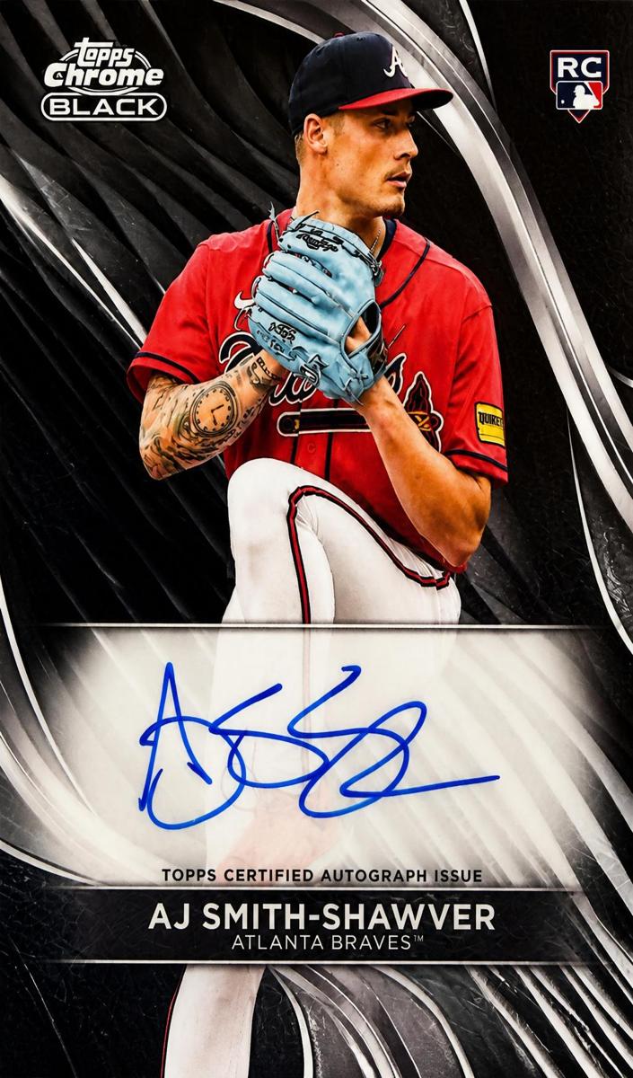 2024 Topps Chrome Black AJ Smith-Shawver #CBA-AS card