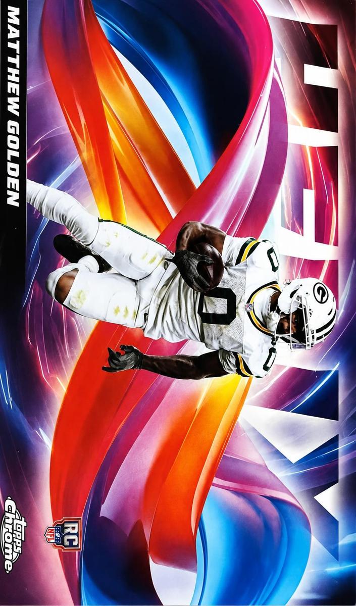 2025 Topps Chrome Helix Matthew Golden #HX-23 card