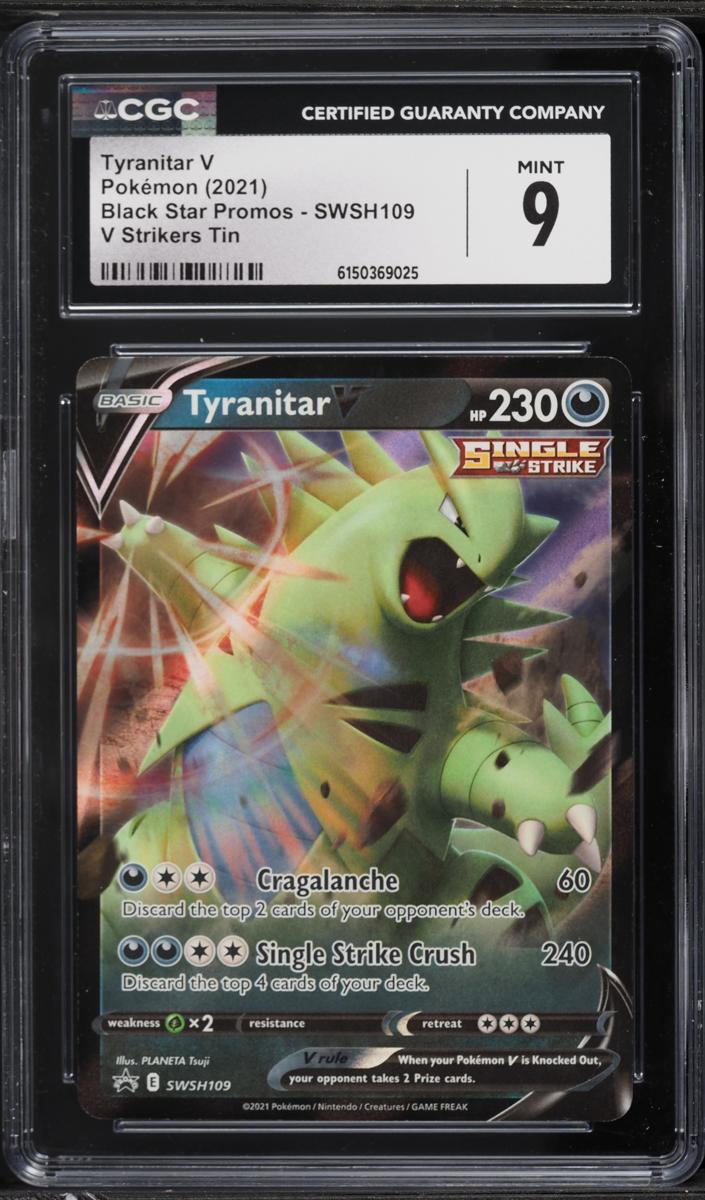 Tyranitar V 2021 Pokemon SWSH Black Star Promo