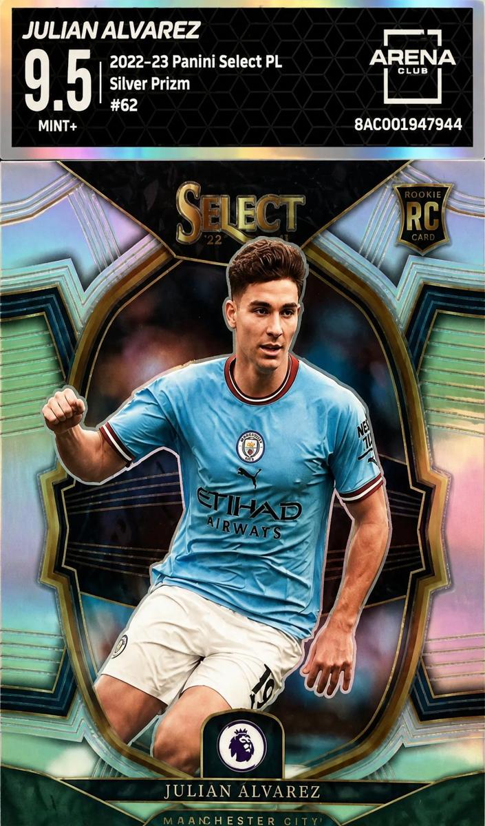 2022 Panini Select Premier League Julian Alvarez [Silver Prizm] #62 card