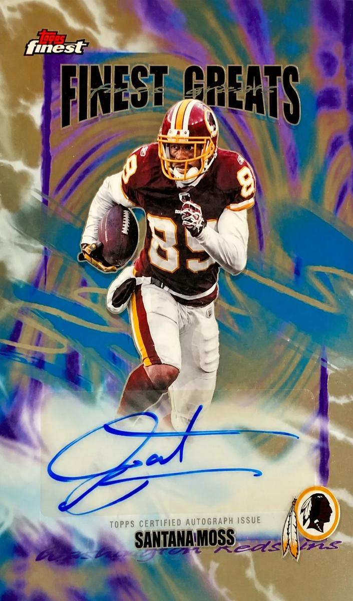 Santana Moss 2025 Finest Football card